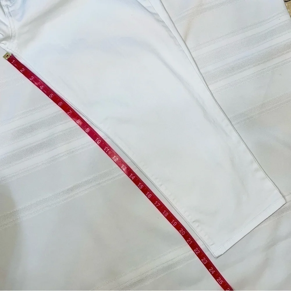 Chico’s So Slimming Jeans White Sz 2.5 Reg Sz 14 Crop‎ - Picture 11 of 14